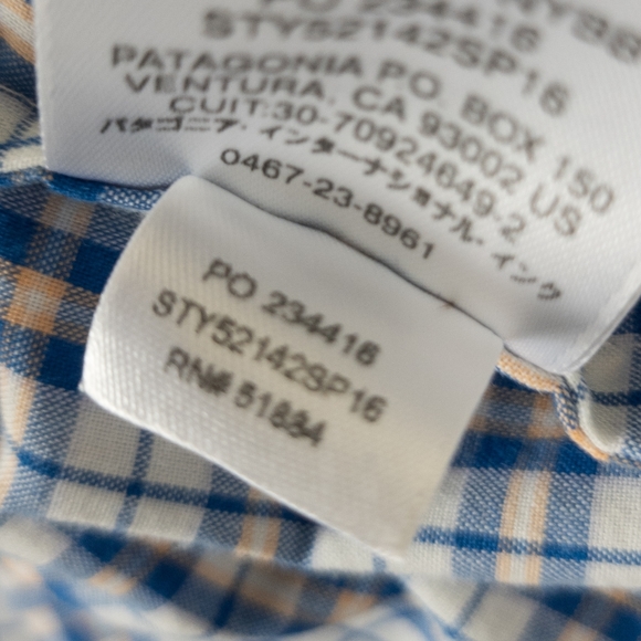 Patagonia Longsleeve Island Hopper Shirt - Picture 9 of 9